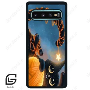 قاب گوشی سامسونگ اس 10 پلاس (Galaxy S10 Plus ) طرح گربه کد 2654