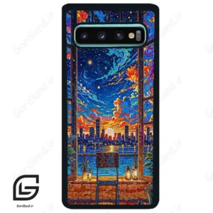 قاب گوشی سامسونگ اس 10 پلاس (Galaxy S10 Plus ) طرح نقاشی کد 2659