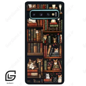 قاب گوشی سامسونگ اس 10 پلاس (Galaxy S10 Plus ) طرح کتابخانه کد 2675