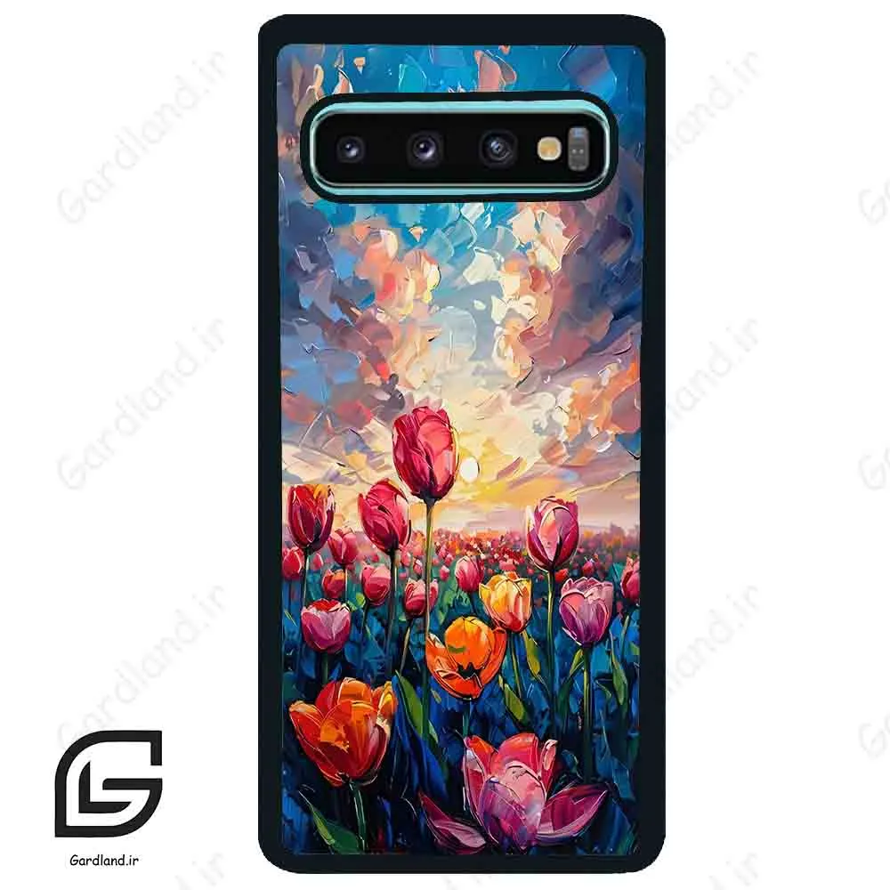 قاب گوشی سامسونگ اس 10 پلاس (Galaxy S10 Plus ) طرح گل کد 2687