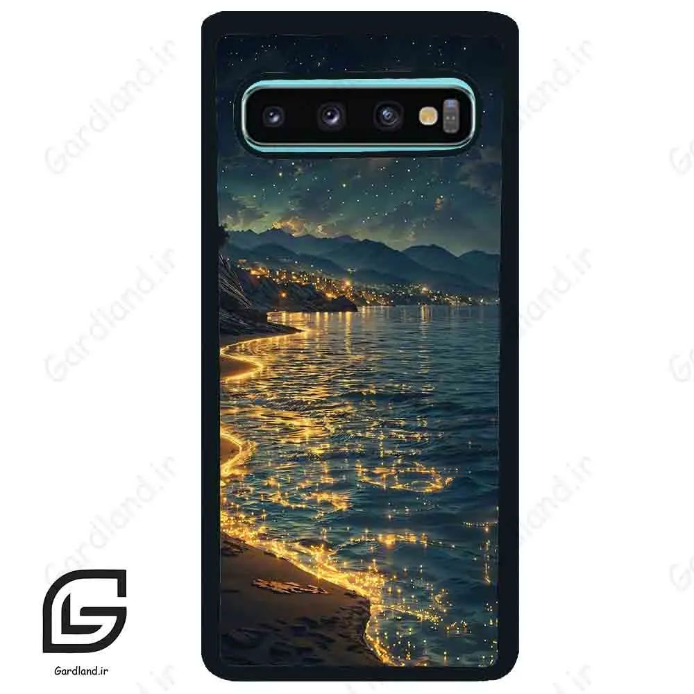 قاب گوشی سامسونگ اس 10 پلاس (Galaxy S10 Plus ) طرح ساحل کد 2729
