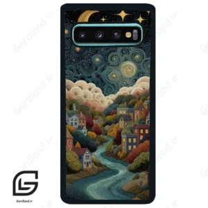قاب گوشی سامسونگ اس 10 پلاس (Galaxy S10 Plus ) طرح دهکده کد 2736
