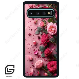 قاب گوشی سامسونگ اس 10 پلاس (Galaxy S10 Plus ) طرح رز کد 2744