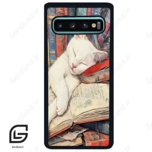 قاب گوشی سامسونگ اس 10 پلاس (Galaxy S10 Plus ) طرح گربه کد 2758