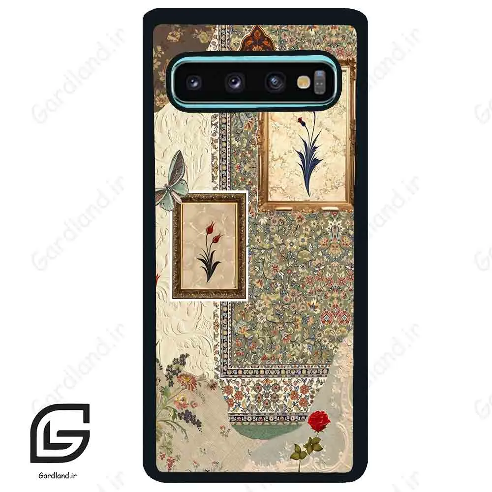 قاب گوشی سامسونگ اس 10 پلاس (Galaxy S10 Plus ) طرح گل کد 2768