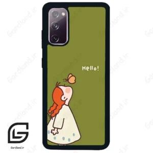 قاب گوشی سامسونگ اس 20 نرمال (Galaxy S20 ) طرح دخترانه کد 2044