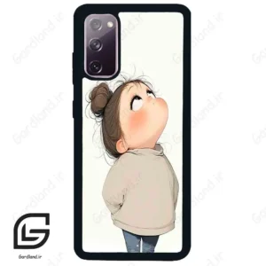 قاب گوشی سامسونگ اس 20 نرمال (Galaxy S20 ) طرح دختر کد 2057