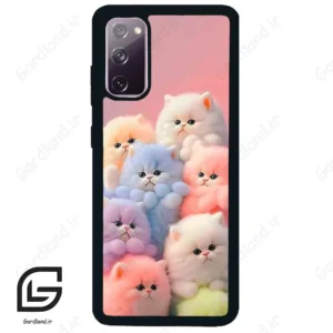 قاب گوشی سامسونگ اس 20 نرمال (Galaxy S20 ) طرح گربه کد 2073