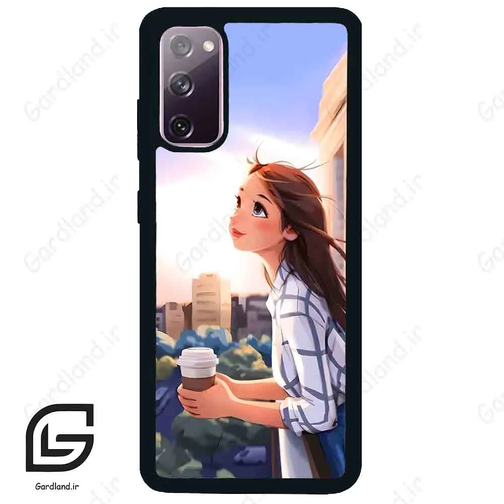 قاب گوشی سامسونگ اس 20 نرمال (Galaxy S20 ) طرح دخترانه کد 2086