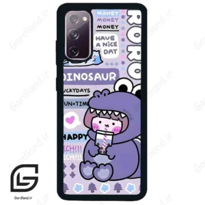 قاب گوشی سامسونگ اس 20 نرمال (Galaxy S20 ) طرح دایناسور کد 2155