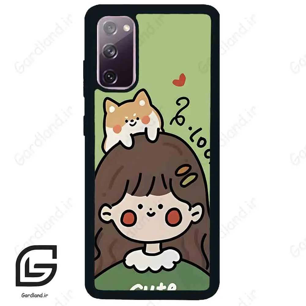 قاب گوشی سامسونگ اس 20 نرمال (Galaxy S20 ) طرح دخترانه کد 2161