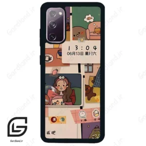 قاب گوشی سامسونگ اس 20 نرمال (Galaxy S20 ) طرح دخترانه کد 2254