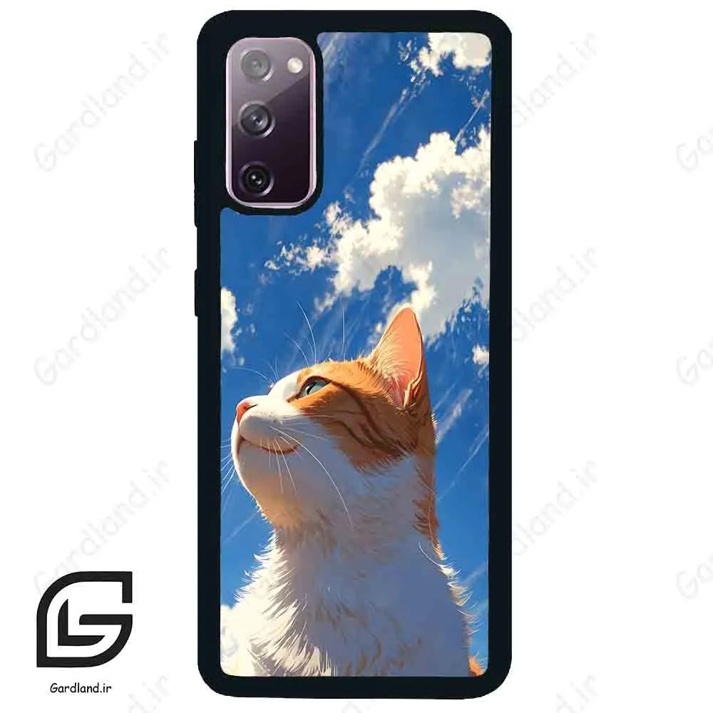 قاب گوشی سامسونگ اس 20 نرمال (Galaxy S20 ) طرح گربه کد 2366