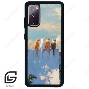 قاب گوشی سامسونگ اس 20 نرمال (Galaxy S20 ) طرح گربه کد 2367