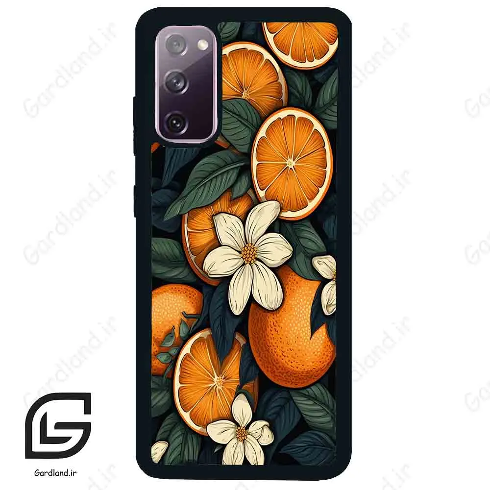 قاب گوشی سامسونگ اس 20 نرمال (Galaxy S20 ) طرح پرتقالی کد 2423