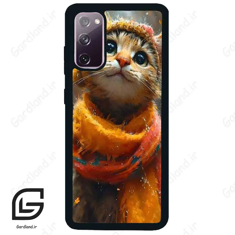 قاب گوشی سامسونگ اس 20 نرمال (Galaxy S20 ) طرح گربه کد 2440