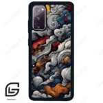 قاب گوشی سامسونگ اس 20 نرمال (Galaxy S20 ) طرح ابرنگی کد 2448
