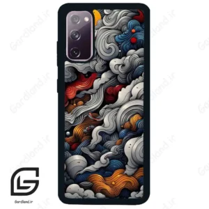 قاب گوشی سامسونگ اس 20 نرمال (Galaxy S20 ) طرح ابرنگی کد 2448