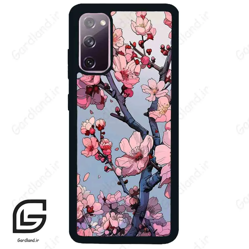قاب گوشی سامسونگ اس 20 نرمال (Galaxy S20 ) طرح شکوفه کد 2481