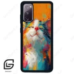 قاب گوشی سامسونگ اس 20 نرمال (Galaxy S20 ) طرح گربه کد 2489