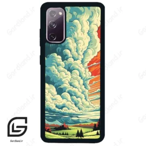قاب گوشی سامسونگ اس 20 نرمال (Galaxy S20 ) طرح ابرنگی کد 2491