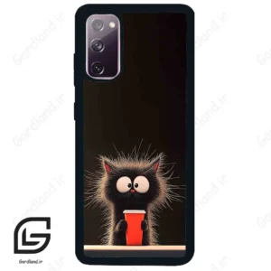 قاب گوشی سامسونگ اس 20 نرمال (Galaxy S20 ) طرح گربه کد 2580