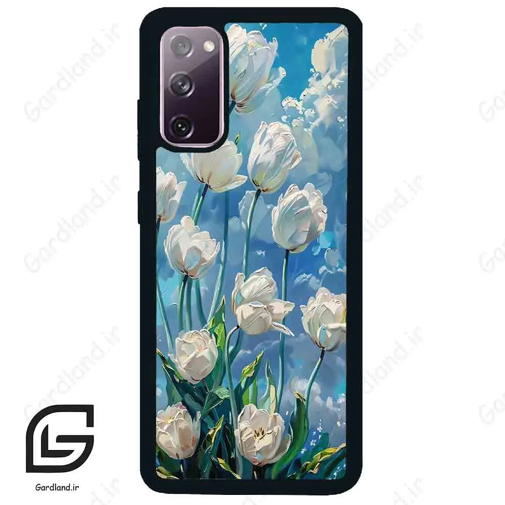 قاب گوشی سامسونگ اس 20 نرمال (Galaxy S20 ) طرح گل کد 2597