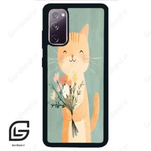 قاب گوشی سامسونگ اس 20 نرمال (Galaxy S20 ) طرح گربه کد 2619