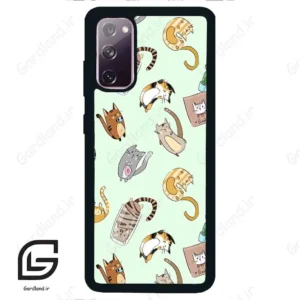 قاب گوشی سامسونگ اس 20 نرمال (Galaxy S20 ) طرح گربه کد 2622