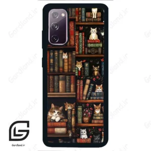 قاب گوشی سامسونگ اس 20 نرمال (Galaxy S20 ) طرح کتابخانه کد 2675