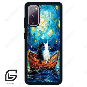 قاب گوشی سامسونگ اس 20 نرمال (Galaxy S20 ) طرح گربه کد 2727