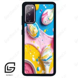 قاب گوشی سامسونگ اس 20 نرمال (Galaxy S20 ) طرح رنگارنگ کد 2793
