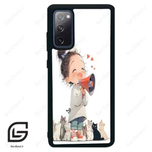 قاب گوشی سامسونگ اس 20 اف ای (Galaxy S20 FE ) طرح دخترانه کد 2027