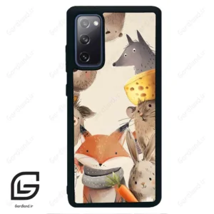 قاب گوشی سامسونگ اس 20 اف ای (Galaxy S20 FE ) طرح حیوانات کد 2338