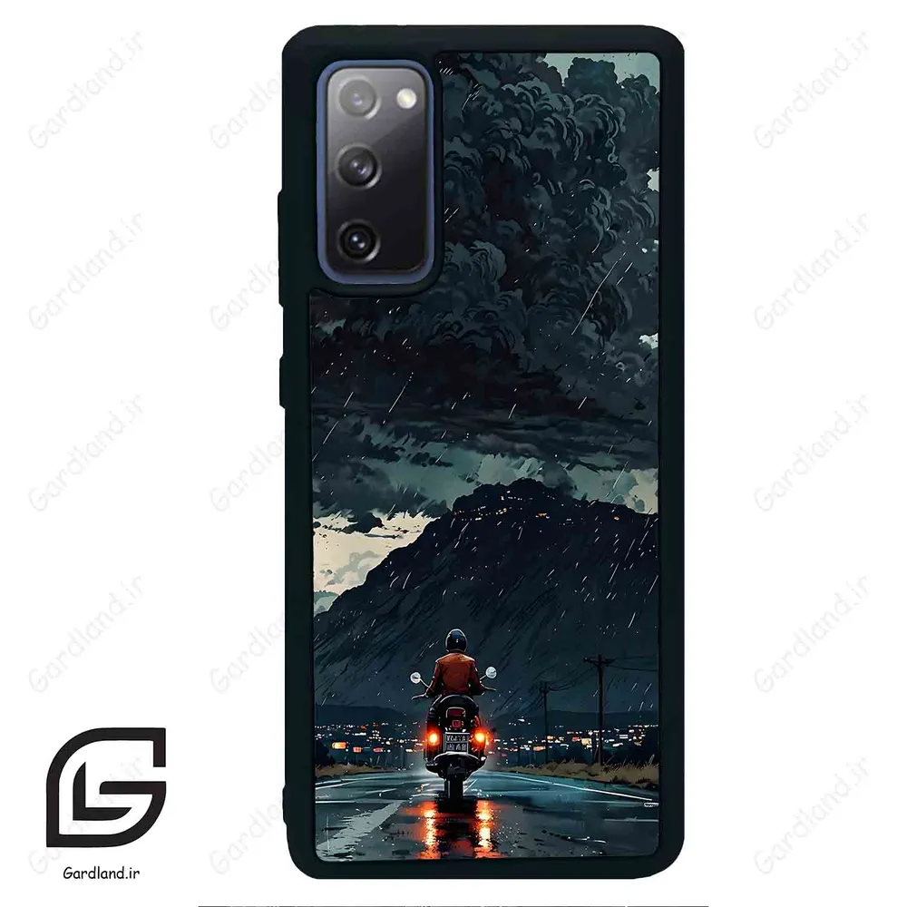 قاب گوشی سامسونگ اس 20 اف ای (Galaxy S20 FE ) طرح موتورسوار کد 2342
