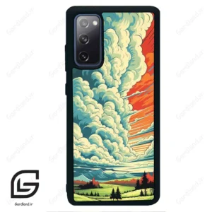 قاب گوشی سامسونگ اس 20 اف ای (Galaxy S20 FE ) طرح ابرنگی کد 2491