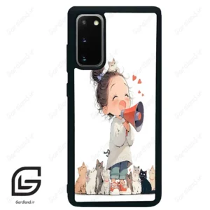قاب گوشی سامسونگ اس 20 پلاس (Galaxy S20 Plus ) طرح دخترانه کد 2027