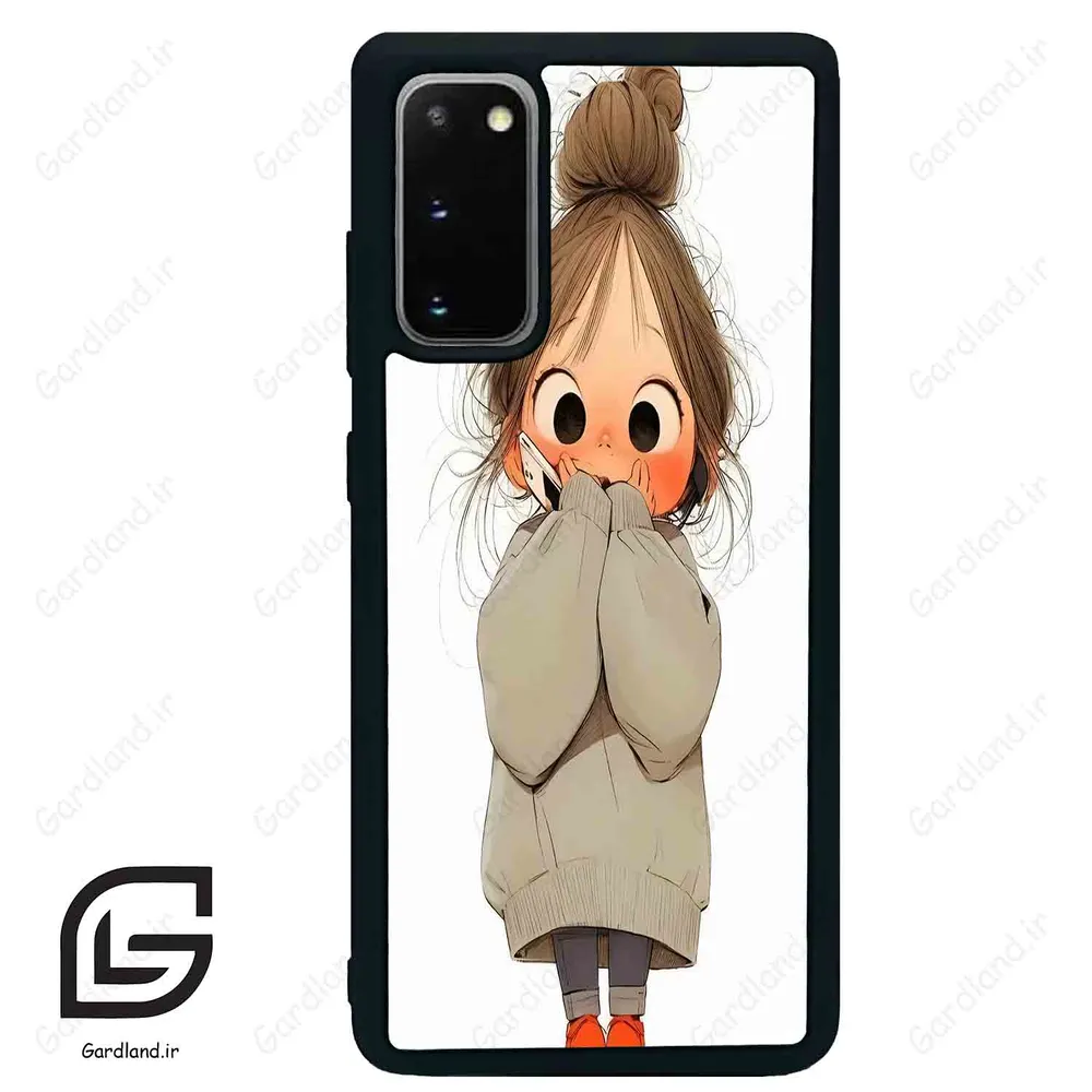 قاب گوشی سامسونگ اس 20 پلاس (Galaxy S20 Plus ) طرح دخترانه کد 2054