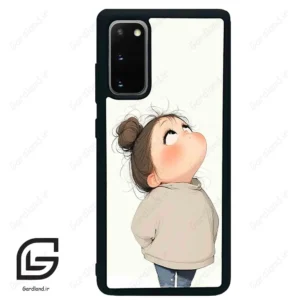 قاب گوشی سامسونگ اس 20 پلاس (Galaxy S20 Plus ) طرح دختر کد 2057