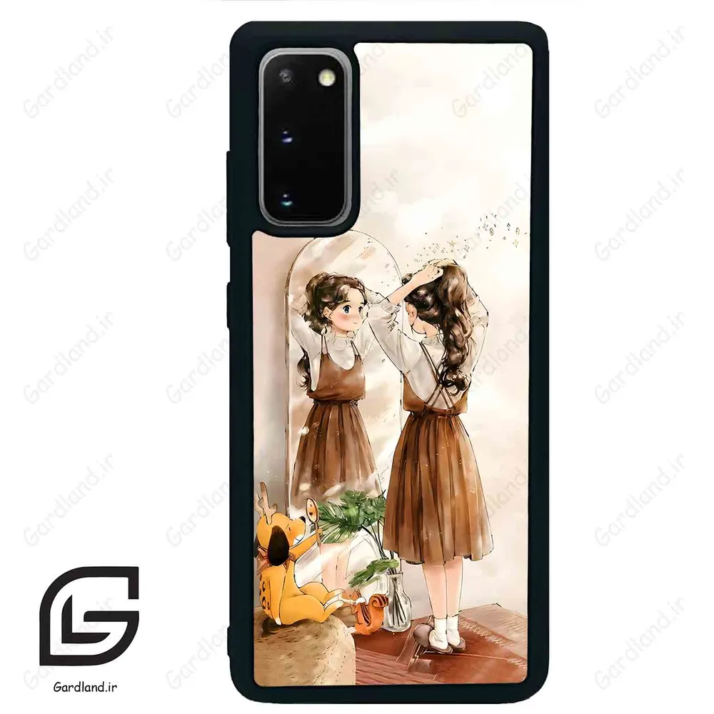 قاب گوشی سامسونگ اس 20 پلاس (Galaxy S20 Plus ) طرح دخترانه کد 2078