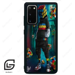 قاب گوشی سامسونگ اس 20 پلاس (Galaxy S20 Plus ) طرح مکعب کد 2229