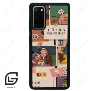 قاب گوشی سامسونگ اس 20 پلاس (Galaxy S20 Plus ) طرح دخترانه کد 2254