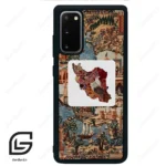 قاب گوشی سامسونگ اس 20 پلاس (Galaxy S20 Plus ) طرح نقشه ایران کد 2287