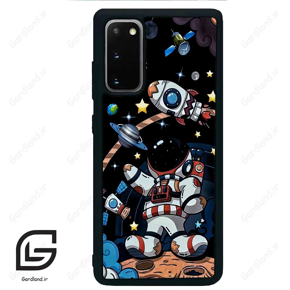 قاب گوشی سامسونگ اس 20 پلاس (Galaxy S20 Plus ) طرح فضانورد کد 2392