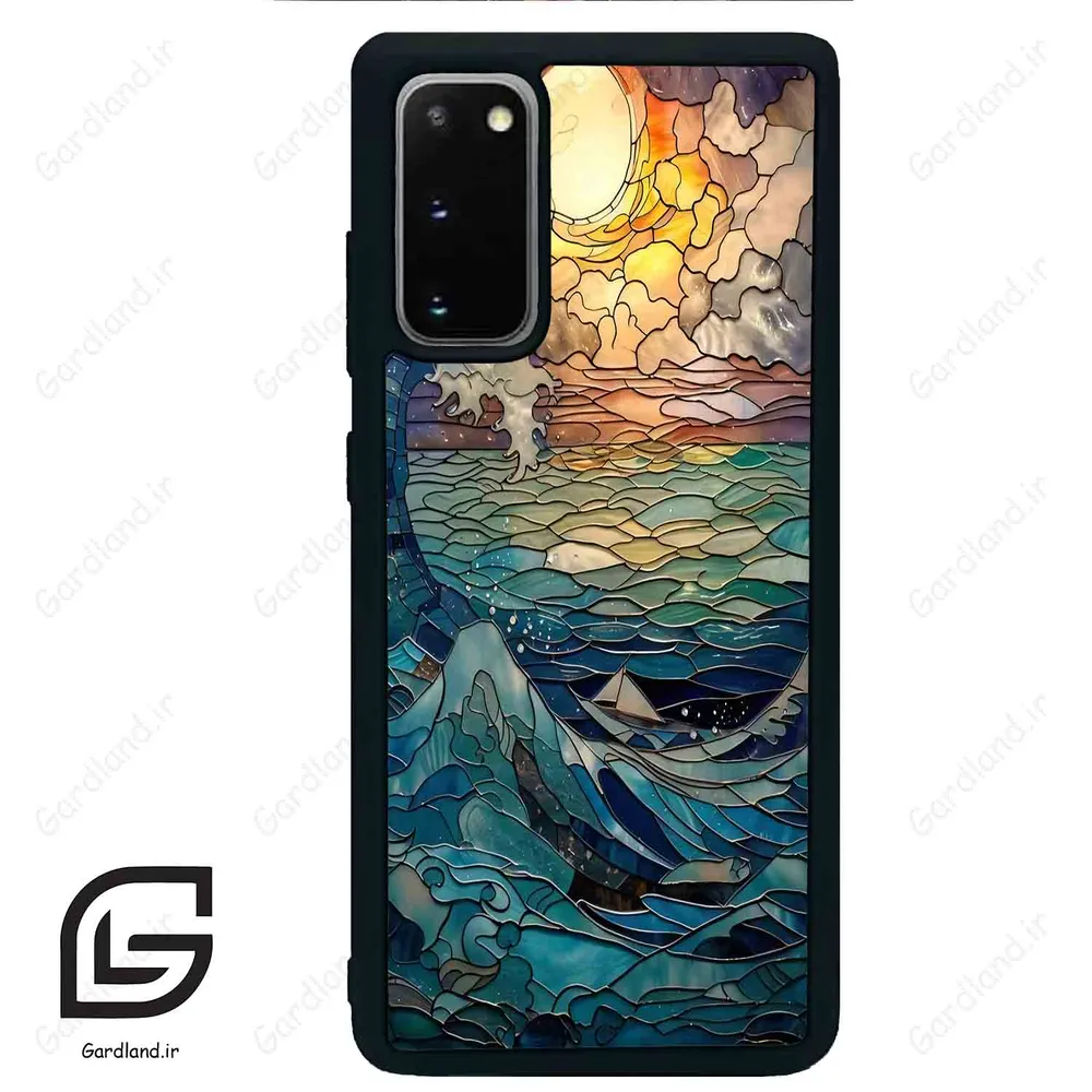 قاب گوشی سامسونگ اس 20 پلاس (Galaxy S20 Plus ) طرح موج کد 2413