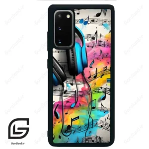 قاب گوشی سامسونگ اس 20 پلاس (Galaxy S20 Plus ) طرح موسیقی کد 2482