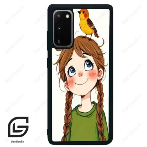 قاب گوشی سامسونگ اس 20 پلاس (Galaxy S20 Plus ) طرح دختر کد 2640