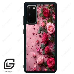 قاب گوشی سامسونگ اس 20 پلاس (Galaxy S20 Plus ) طرح رز کد 2744