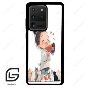 قاب گوشی سامسونگ اس 20 اولترا (Galaxy S20 Ultra ) طرح دخترانه کد 2027