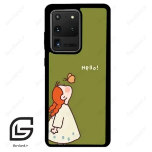قاب گوشی سامسونگ اس 20 اولترا (Galaxy S20 Ultra ) طرح دخترانه کد 2044